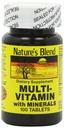 自然融合 NAT B MULTIVITAMIN & MIN TB, 分类, 100 计数