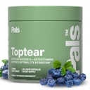 Dry Eye Relief Supplements for Adults with Pure Bilberry Extract Toptear Ultimate Eye Vitamins for Eyesight, Dryness Relief, Strain, Optical Nerve & Vision Care Support, Vegan Capsules (30 Days) PALS