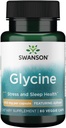 Swanson 氨基酸 Ajipure Glycine 医药级500毫克 60Veg Capsules