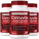 (3 Pack) Circuvix Control – Advanced Circulation & Flow Support Formula with Clean, Potent Blend to Maintain Balanced Levels & Everyday Energy | CircuvixControl Easy-to-Swallow Pills (180 Capsules)