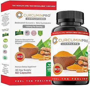 CurcuminProfect – 高吸收性涡面增殖. 蛋白质强力涡轮曲霉素,具有生物溶性曲霉素,具有最大有效性. 自然曲霉素补充剂(60个计数)