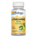 SOLARAY L Theanine 200mg, 配有维生素B6的Mood支持补充剂 - 偶发压力期间的平息支持 - 天然柠檬莱姆Flavor - 60天保障,实验室验证 - 30名服务员,30名厨师