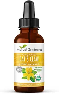 Cat's Claw 提取联合支持 - 联合和肌肉功能的草药补充,豁免,心脏支持 - Gluten Free - 高级吸收 - 有机液体 1oz - 草药良好(1 bttl)