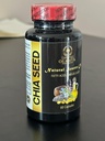 CHIA Seed Extract Oil - Plant-Based Chia Seeds Omegas 3 Protein, Pure Chia Seed Oil, Essential Fatty Acids, chia Seeds, chia Seed Supplement - 1 Bottle 60 Capsules