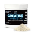 Fortifeye Creatine Monohydrate Powder 30 Servings, Creapure Supplement with myHMB 3000mg and Vitamin D 12.5mcg, 5g Pure Formula for Daily Strength Training, Muscle Support and Performance for Adults