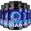 (5 Pack) Memory and Mood Brain – Premium Ingredients for Focus, Clarity & Concentration | Memory & Mood Brain Support Pills | Memory y Mood Brain Formula | Memory Mood Brain Reviews (300 Capsules)
