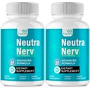 Neutra Nerv Capsules, Official NeutraNerv Supplement for Brain Health & Memory Support - Maximum Strength, Advanced Formula Nootropic Pills, All Natural Neutra Nerv Support Reviews (2 Pack)