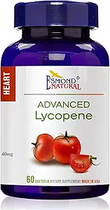 (8 Pack) Esmond Natural:高级Lycopene(支持前列腺和心脏健康),GMP,天然产品Assn认证,美国制造 - 40毫克,480软胶
