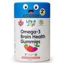 Little Joys DHA Omega 3 Brain Gummies for Kids | for Toddlers Aged 2-6 Years | 30-Day Pack | Plant Based, Sugar Free Omega 3 Supplements | Multivitamin Gummies for Kids | Travel-Friendly