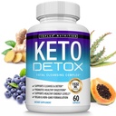 Toplux Keto Detox Pills 高级清洁提取 — — 1532 Mg Natural Acai Colon Cleanser公式,Flush毒素和多余废物,供男性使用,60 Capsules, 补编