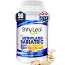 Shiny Leaf Methical Bariary Multivitamin without Iron – Vitamins for Gastric Bypass & Sleeve, 1 Daily Capsule W Methicaled Folate, B12, A, C, D, K & More. Vegetarian, Soy-Free, USA Made (90 Ct.).