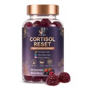Cortisol Supplements for Women, Ashwagandha Gummies for Stress Relief, Hormone & Sleep & Cortisol Gummies with Magnesium, L-Theanine, GABA, Maca Root, Vitamin, Vegan, Mixed Berry, 60 Count