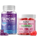 duwhot Glycine Gummies 3g & Cortisol Gummies, Sleep Support & Cortisol Supplements for Women, Relax, Nerve & Immune Health