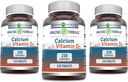 配有维生素D3的神奇公式 Calcium Supplements QQ 平板电脑Non-GMO QQ Gluten Free QQ 在美国制造(3 Pack, 250 Counter)