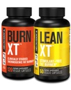 Jacked Factory Burne-XT临床研究脂肪燃烧器和重量损失补充剂 - Appetite 抑制剂和能量促进剂(120 Capsules) & Lean-XT 咖啡因无脂肪燃烧器(60 Capsules)