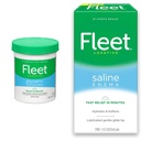 Fleet Laxative Glycerin Suppositories for Constipation, 50 Count and Saline Enema for Constipation Relief, 2 Bottles, 9 Fl Oz Total