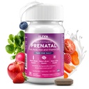 by INDICAID Prenatal Vitamins for Women- Sophisticated Folate and 18 Vitamins and Minerals for Neural Tube Support & Fetal Brain Development, Gluten-Free, Dairy-Free & Soy-Free - 30 Servings