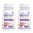 NutriMagic Kids Brain Booster+ 30mg Saffron-Based Multivitamin Gummies for Kids Brain Health Support, Saffron Extract Gummies, Vitamin D3, B6, B12, Zinc, 120x Non-GMO Gummy (2-Pack)