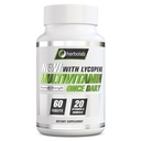 herbolab 多维他命一次日报,最大强维他命 A, C, D, E, K, B1, B2, B6, B12, Niacin, Calcium, 镁, Zinc, 硒, 铜, Manganese, Chromium with Lycopene, 60 Cole 2 Mo 供给
