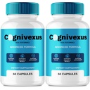 Cognivexus Capsules, Official Cognivexus Supplement for Brain Health & Memory Support Pills - Maximum Strength, Advanced Formula Nootropic Pills, Premium Cogni Vexus Health Reviews (2 Pack)