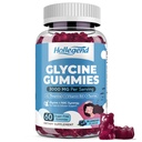 Glycine 3g Gummies, Organic L-Glycine with NAC Supplements for Sleep & Cellular Support, Plus B6, L-Theanine & Taurine for Nerve, Liver Detox & Immune Health, Sugar Free, Vegan, 60 Chews