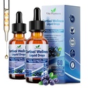 2 Pack Cortisol Supplements for Women & Men, 17-in-1 Cortisol Reducer Detox Manager w. Magnesium Ashwagandha, L-Theanine, Phosphatidylserine, Hormone Balanced for Women, Mood Focus, Sleep Support