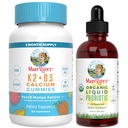 MaryRuth的维生素K2+D3 Gummys (Peach Mango & Apricot) & USDA 有机Probiotic Drops → 清洁标签项目 校验的维生素用于联合支持,和整体健康 → Vegan, 非GMO, Gluten Free