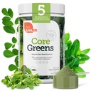 Zahler Core Greens Powder Nutrition Supplements - Superfood Powder - Super Green Juice & Smoothie Mix - Phytonutrient Rich with Spirulina, Chlorophyll & More - Kosher Superfood