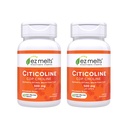 EZ Melts Citicoline - Brain Health & Memory Support Supplement - No Artificial Flavors - Non-GMO & Vegan - Strawberry Blast - 120 Dissolvable Tablets (120 Servings)