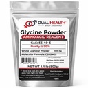 Glycine Powder (500g / 1.1 lbs) Pure Free Form Glycine Bulk Supplements, Sleep Amino Acid, Non-GMO, Gluten Free