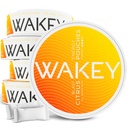 Wakey Energy Caffeine Pouches | 50mg Caffeine | Vitamin A, C, D, B12, Thiamin (Vitamin B1) | Zero Sugar - 20 Nicotine Free Pouches (5 Pack) (Citrus Blast 50mg)