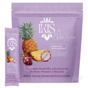 Iris Women’s Hormonal Health Daily Electrolyte Drink Mix | High Fiber, Essential B Vitamins for Mood Support | 40:1 Myo & D‑Chiro Inositol | Pineapple Dragonfruit, 15 Sticks