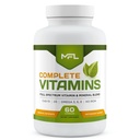 Complete Vitamins | MULTIVITAMIN & Minerals | Omega 3.6.9 | COQ-10 | D3 | NO Iron | 60 Capsules | 30 Servings