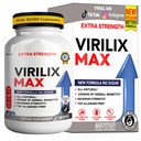 Virilix MAX Dietary Supplement, Herbal Blend, Organic Maca Root, Vegan, Gluten Free, 60 Capsules (3)