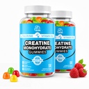 Creatine Gummies for Women & Men - Creatine Monohydrate Gummies Tasty Chewable Supplement, Muscle Support & Energy Boost (Pack of 2)