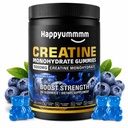 Creatine Monohydrate Gummies, NSF Certified, 5g Dose for Men & Women to Support Muscle, Strength, Recovery, Cognitive Health & Memory, Blueberry Flavor, 90 Gummies