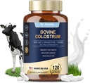 Totaria Bovine Colostrum Gut健康、头发生长、美容和免疫支持补充卡普苏莱斯 -- -- 美国农场草药 -- -- 无填充剂,GMP认证Calostro Bovino para Armalos Organio, 60服务