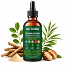 Actora Thyroid Support Drops with Iodine Selenium Zinc Ashwagandha (1) | Contains iodine, selenium, zinc, L-tyrosine and ashwagandha in liquid drop form for daily nutritional support and use