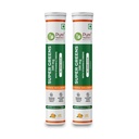 Pure Nutrition Super Greens Effervescent Tablets | 40 Count (20x 2) | with Moringa, Spirulina, Arjuna Leaf & B Vitamins | Supports Immunity & Overall Wellness.