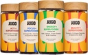 JUGO 超级食品 Gummys Various Pack – Focus, Energy, Beauty & ACV Gummys – 植物型,100%蔬菜型,Gluten-Free – 支持心灵,身体和消化型健康
