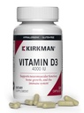 Kirkman Vitamin D-3 4000 IU - Hypoallergenic || 120 Vegetarian Capsules || Gluten Free || Casein Free || Capsules are Plant Based