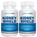 Kidney Shield 2-Pack Kidney Support Supplement Fish Oil Omega-3 Fatty Acid Renal Pills