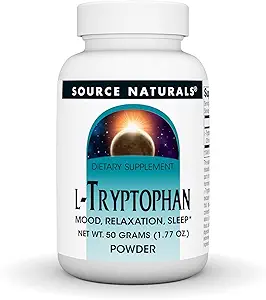 资料来源:Naturals L-Tryptophan,用于Mood、放松和睡眠*-100格拉姆粉