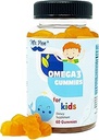 60 Gummies | 2 Months Supplies | Tasty Orange Flavor | 4+ Years | Omega-3 with EPA & DHA, Omega 3 for Kids, Omega 3 Gummies, Fish Oil Gummies, Omega-3 Fatty Acids Gummies