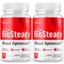 (2 Pack) Biosteady Blood Optimizer Capsules, Official Bio Steady Pills with All Natural Ingredients, Biosteady Advanced Health & Wellness Supplement with Maximum Strength Multivitamins (120 Capsules)
