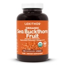 Organic Sea Buckthorn Capsules | Organic Omega 6-7-9 Complex | 1125mg Per Serving | Supports Skin Barrier and Inflammatory Response | USDA Organic, Vegan, Non-GMO, Gluten-Free | 120 Capsules