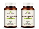 Ashwagandha Capsules for Strength, Performance and Stress Relief (60 Capsules) (Pack of 2)