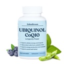ColonBroom Ubiquinol CoQ10 100mg Longevity Power | Longevity Co Q 10 Supplement for Women & Men | Supports Cellular Health | with Pterostilbene & Daidzein (30 Capsules, 1 Month Supply)