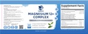 Lukaree Magnesium Complex 700mg-12 in 1 Magnesium Supplement w/L-Theanine & Lithium orotate for Sleep, Calm Mood, Muscle & Nerve Support* | Magnesium for Women and Men, Vegan, 60 Count