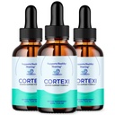 (3 Pack) Cortexi Drops, Cortexi Ear Health Support with All Natural Ingredients, Advanced Formula Health and Wellness Support Supplement with Maximum Strength Multivitamins Support (90 Servings)